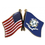 CONNECTICUT PIN STATE FLAG USA FRIENDSHIP FLAGS PIN